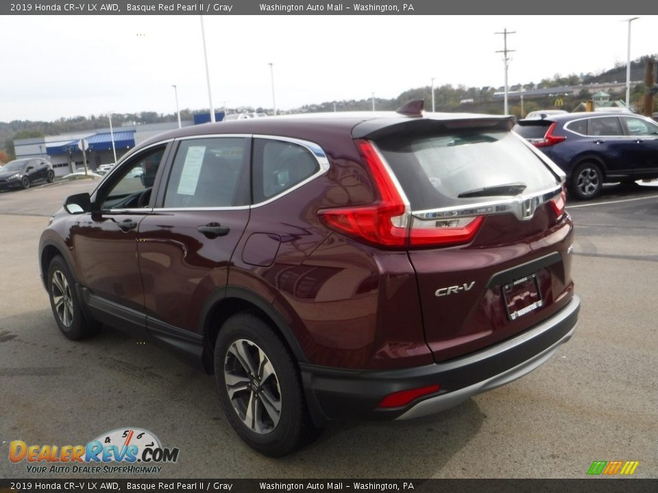 2019 Honda CR-V LX AWD Basque Red Pearl II / Gray Photo #6