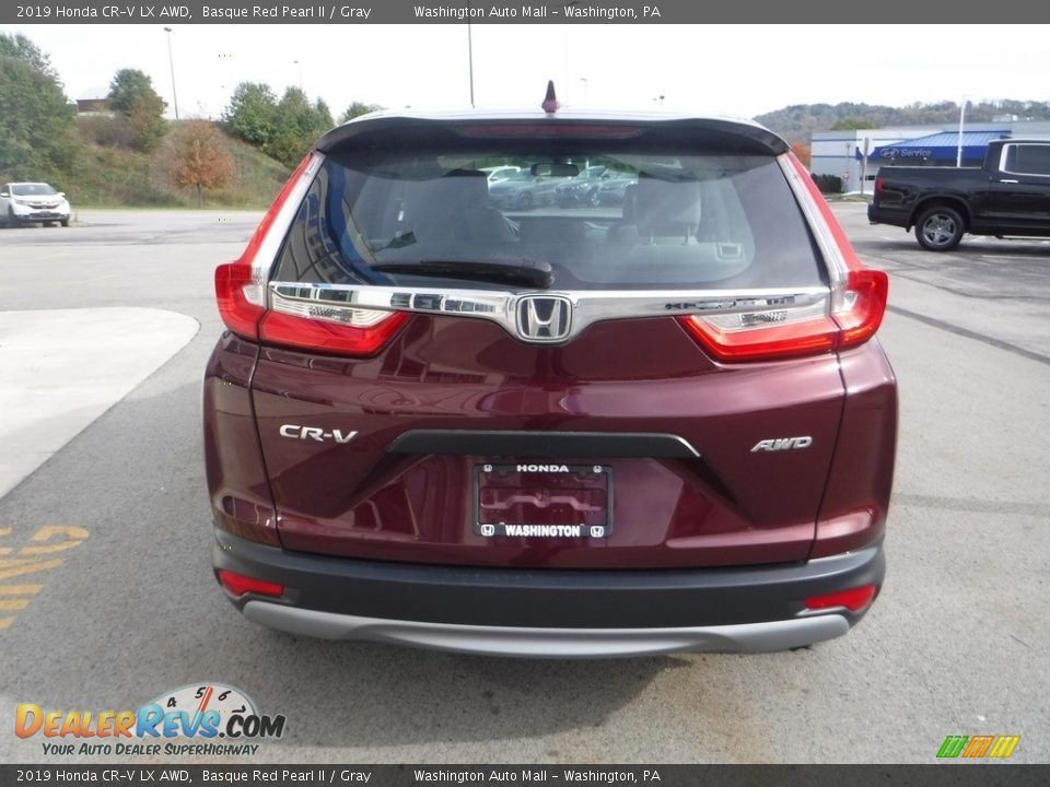 2019 Honda CR-V LX AWD Basque Red Pearl II / Gray Photo #7