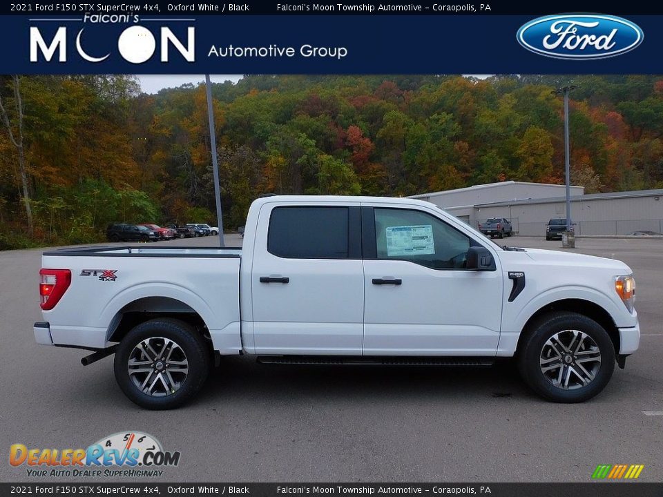 2021 Ford F150 STX SuperCrew 4x4 Oxford White / Black Photo #1