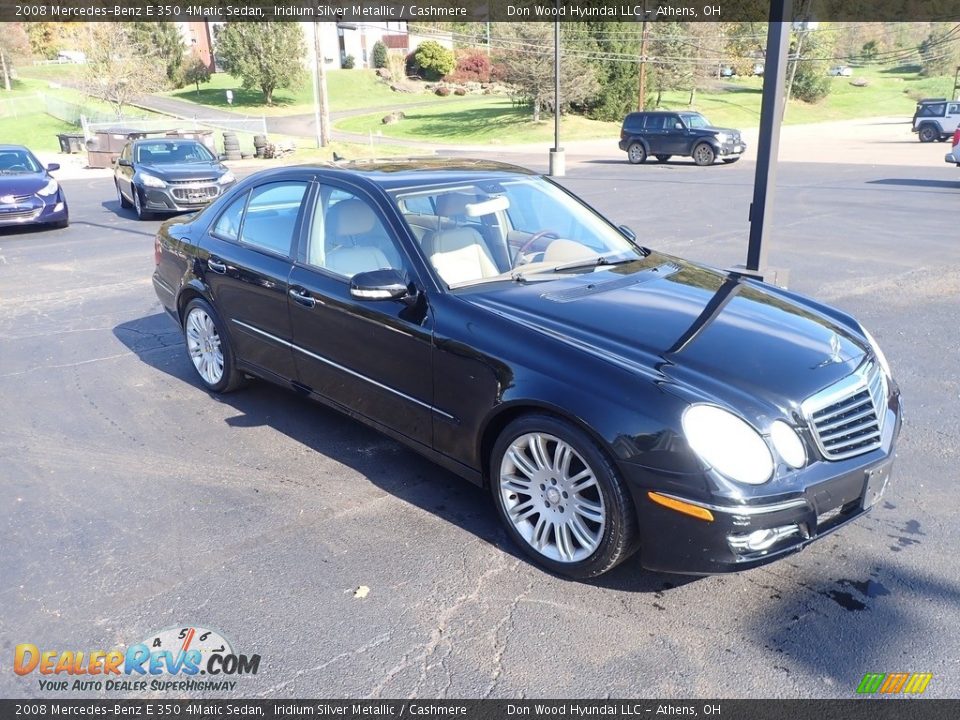 2008 Mercedes-Benz E 350 4Matic Sedan Iridium Silver Metallic / Cashmere Photo #3