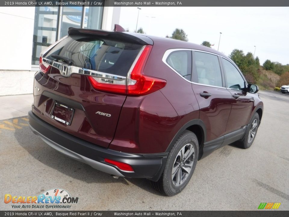 2019 Honda CR-V LX AWD Basque Red Pearl II / Gray Photo #8