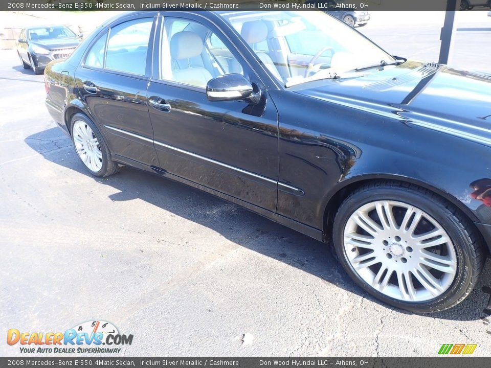 2008 Mercedes-Benz E 350 4Matic Sedan Iridium Silver Metallic / Cashmere Photo #4