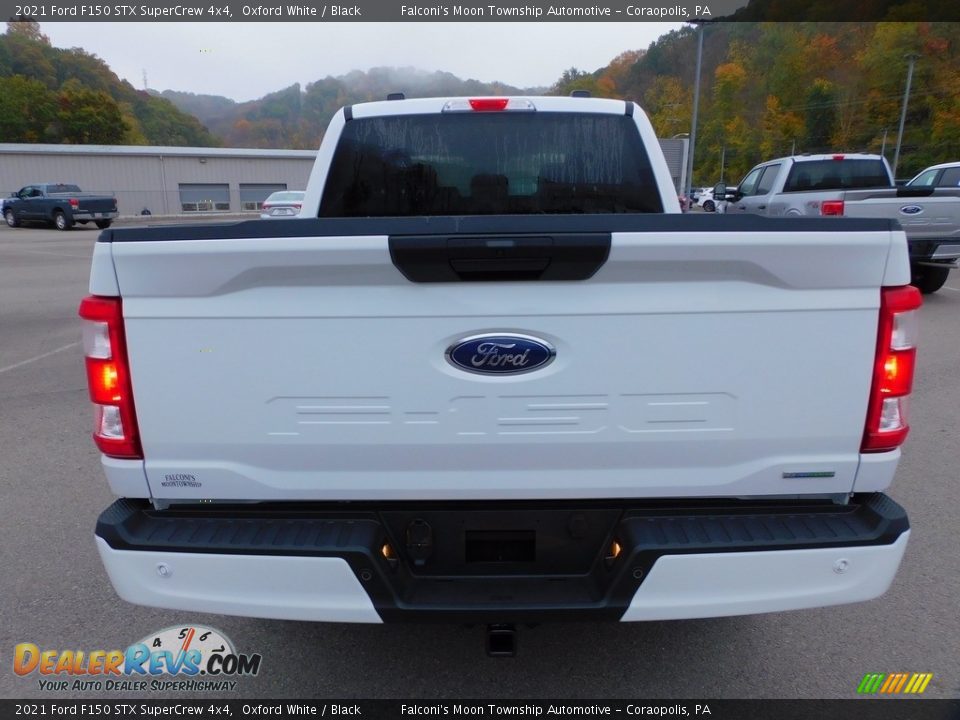 2021 Ford F150 STX SuperCrew 4x4 Oxford White / Black Photo #3