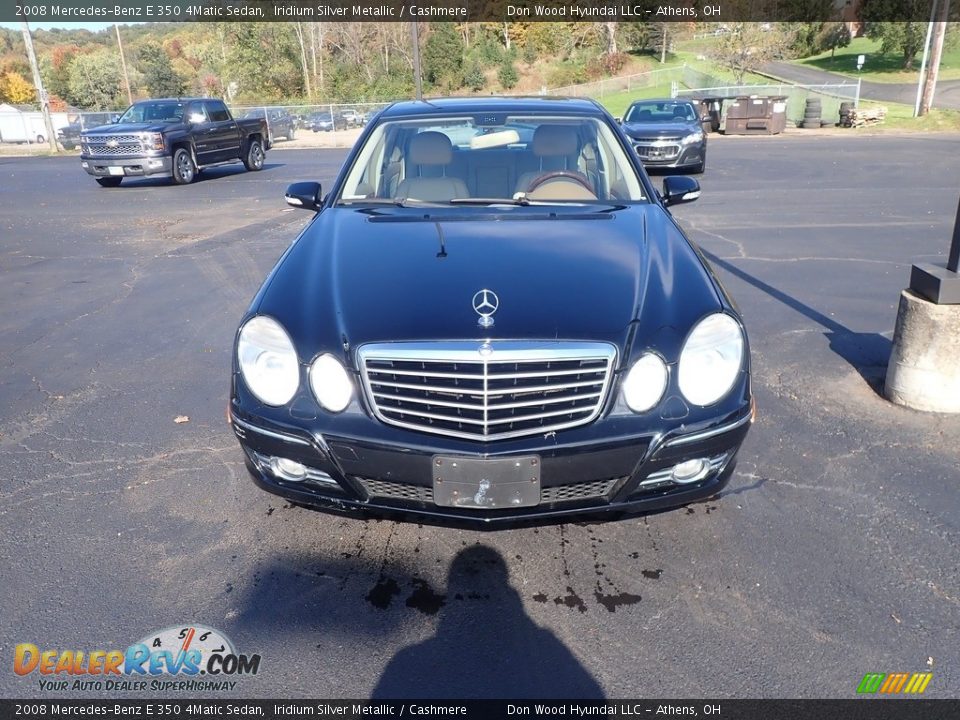 2008 Mercedes-Benz E 350 4Matic Sedan Iridium Silver Metallic / Cashmere Photo #5