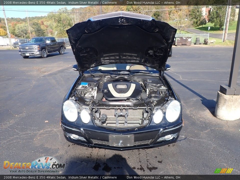 2008 Mercedes-Benz E 350 4Matic Sedan Iridium Silver Metallic / Cashmere Photo #6