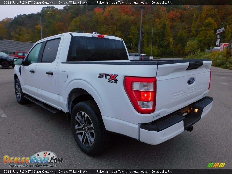 2021 Ford F150 STX SuperCrew 4x4 Oxford White / Black Photo #5