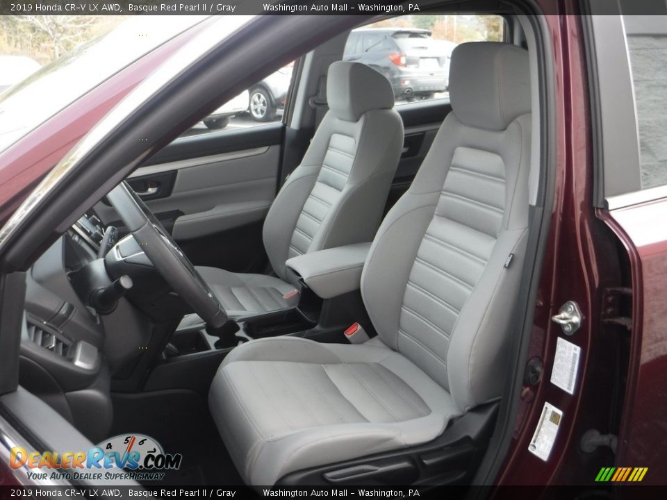 2019 Honda CR-V LX AWD Basque Red Pearl II / Gray Photo #12