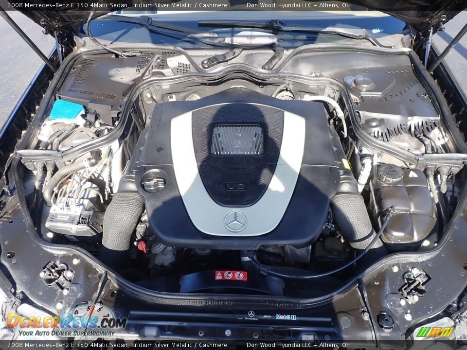 2008 Mercedes-Benz E 350 4Matic Sedan Iridium Silver Metallic / Cashmere Photo #7