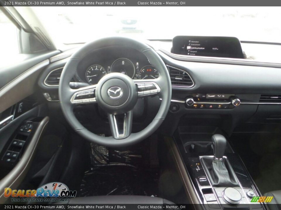 2021 Mazda CX-30 Premium AWD Snowflake White Pearl Mica / Black Photo #4