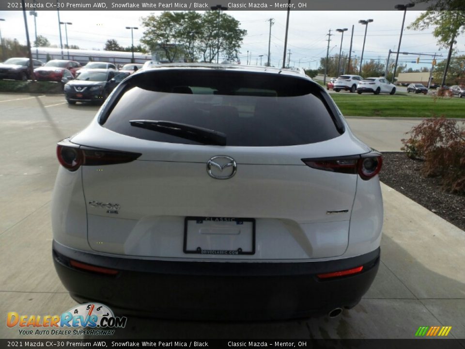 2021 Mazda CX-30 Premium AWD Snowflake White Pearl Mica / Black Photo #5