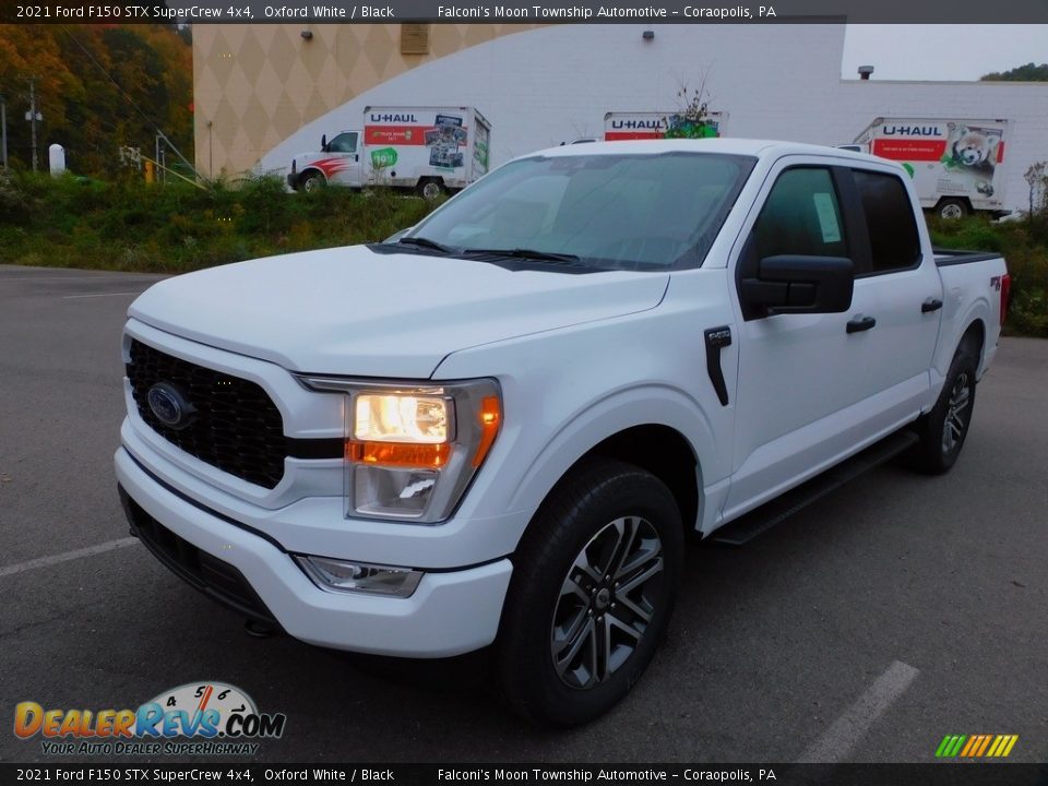 2021 Ford F150 STX SuperCrew 4x4 Oxford White / Black Photo #7