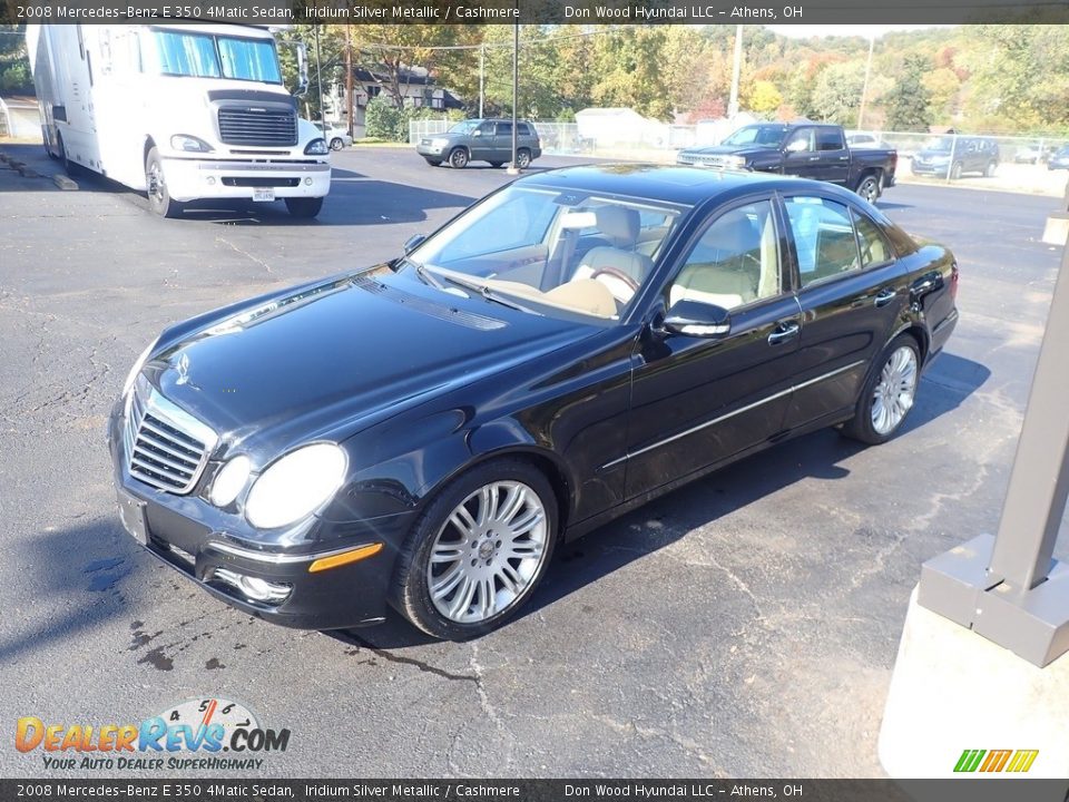 2008 Mercedes-Benz E 350 4Matic Sedan Iridium Silver Metallic / Cashmere Photo #8