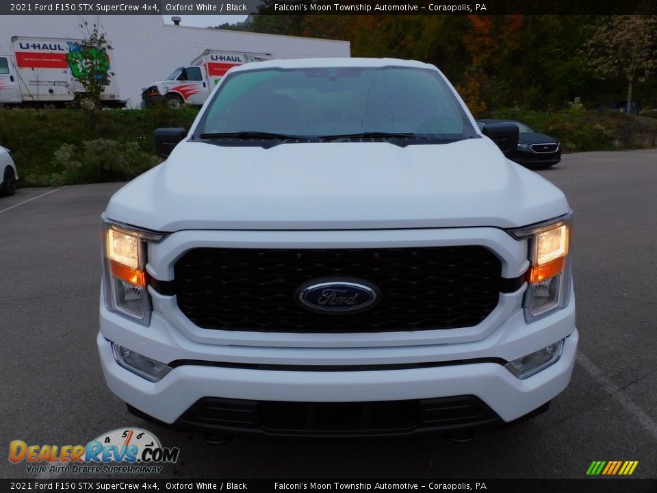 2021 Ford F150 STX SuperCrew 4x4 Oxford White / Black Photo #8