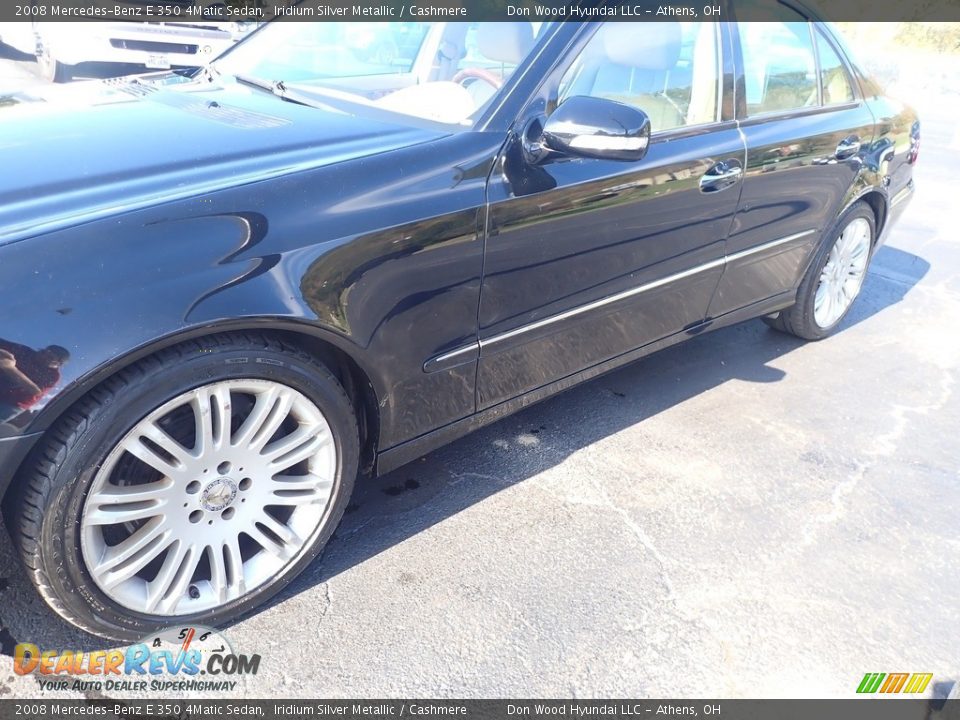 2008 Mercedes-Benz E 350 4Matic Sedan Iridium Silver Metallic / Cashmere Photo #9