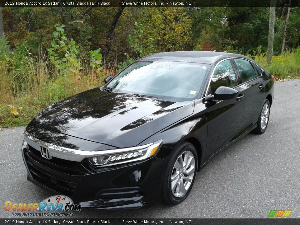 2019 Honda Accord LX Sedan Crystal Black Pearl / Black Photo #3