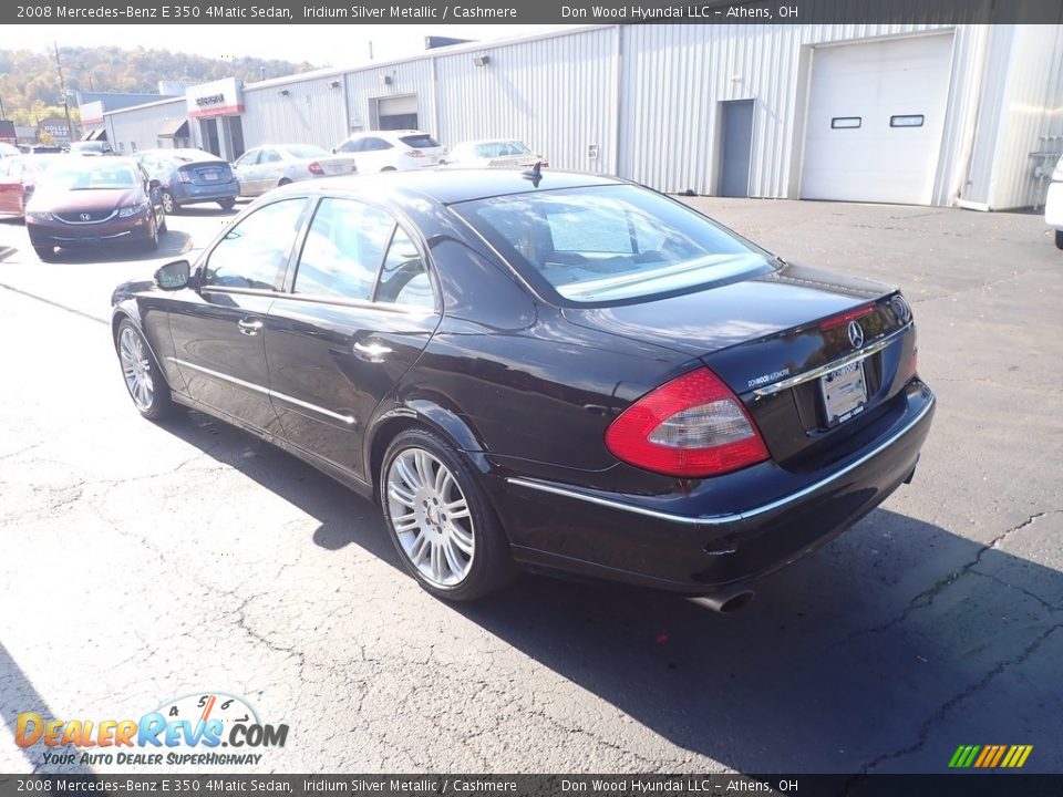 2008 Mercedes-Benz E 350 4Matic Sedan Iridium Silver Metallic / Cashmere Photo #10