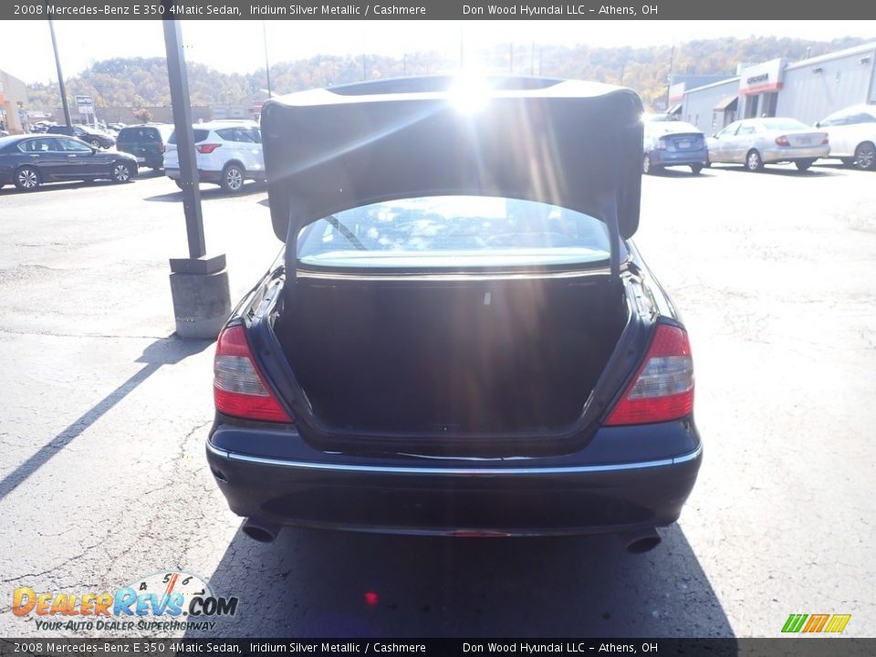 2008 Mercedes-Benz E 350 4Matic Sedan Iridium Silver Metallic / Cashmere Photo #12