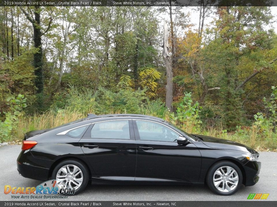 2019 Honda Accord LX Sedan Crystal Black Pearl / Black Photo #6