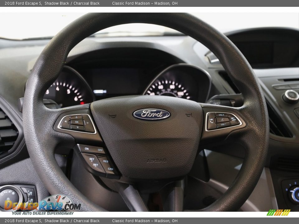 2018 Ford Escape S Shadow Black / Charcoal Black Photo #7