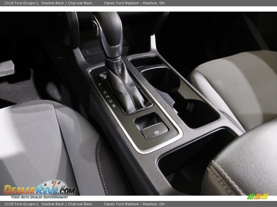 2018 Ford Escape S Shadow Black / Charcoal Black Photo #12