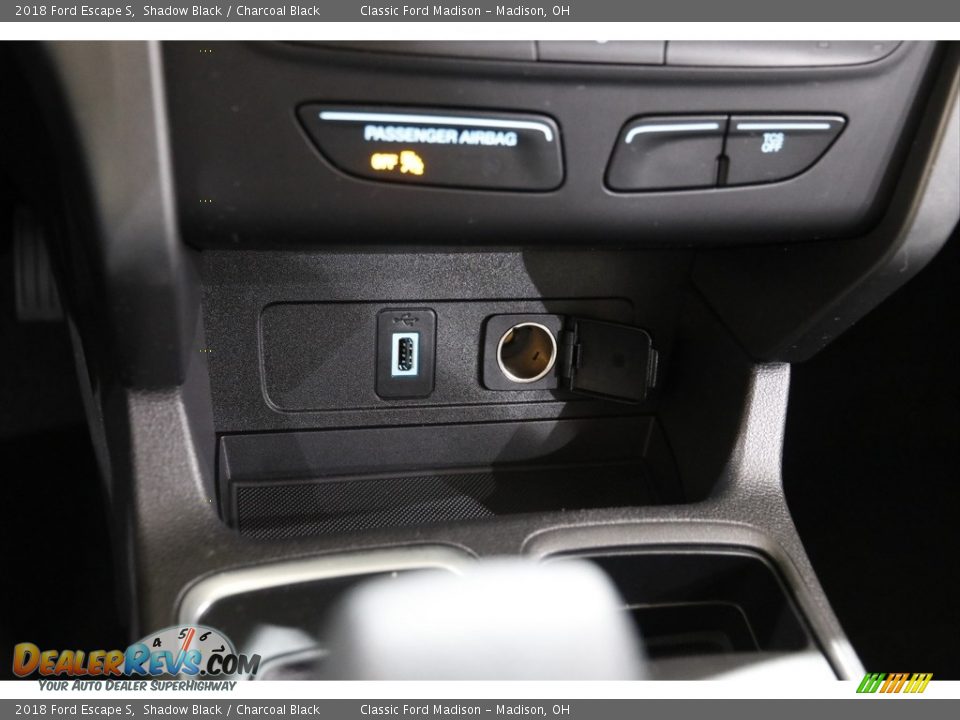 2018 Ford Escape S Shadow Black / Charcoal Black Photo #13