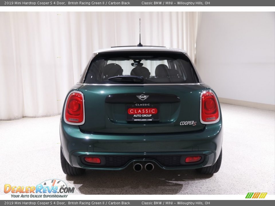 2019 Mini Hardtop Cooper S 4 Door British Racing Green II / Carbon Black Photo #19