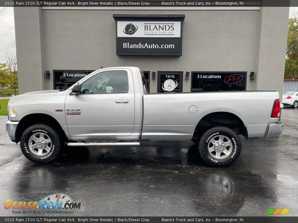 2013 Ram 2500 SLT Regular Cab 4x4 Bright Silver Metallic / Black/Diesel Gray Photo #1