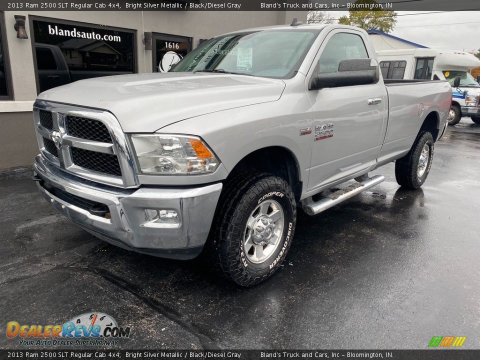 2013 Ram 2500 SLT Regular Cab 4x4 Bright Silver Metallic / Black/Diesel Gray Photo #2