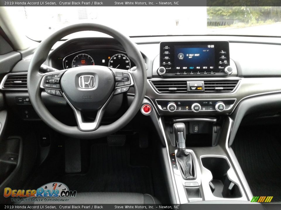 2019 Honda Accord LX Sedan Crystal Black Pearl / Black Photo #17