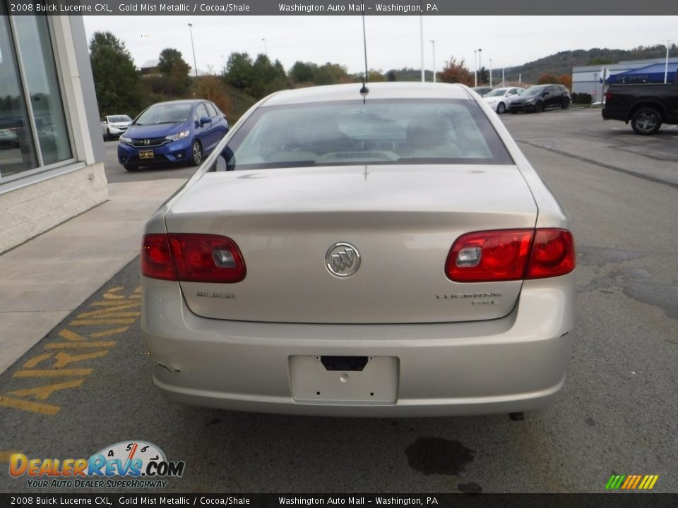 2008 Buick Lucerne CXL Gold Mist Metallic / Cocoa/Shale Photo #7