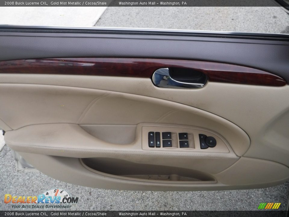 2008 Buick Lucerne CXL Gold Mist Metallic / Cocoa/Shale Photo #10