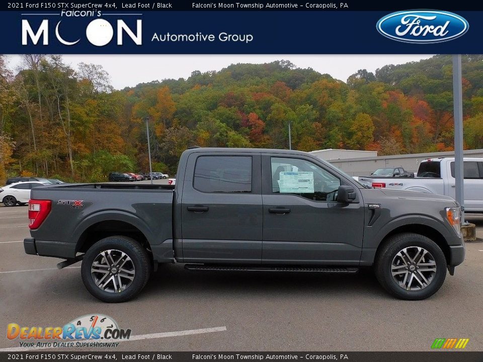 2021 Ford F150 STX SuperCrew 4x4 Lead Foot / Black Photo #1