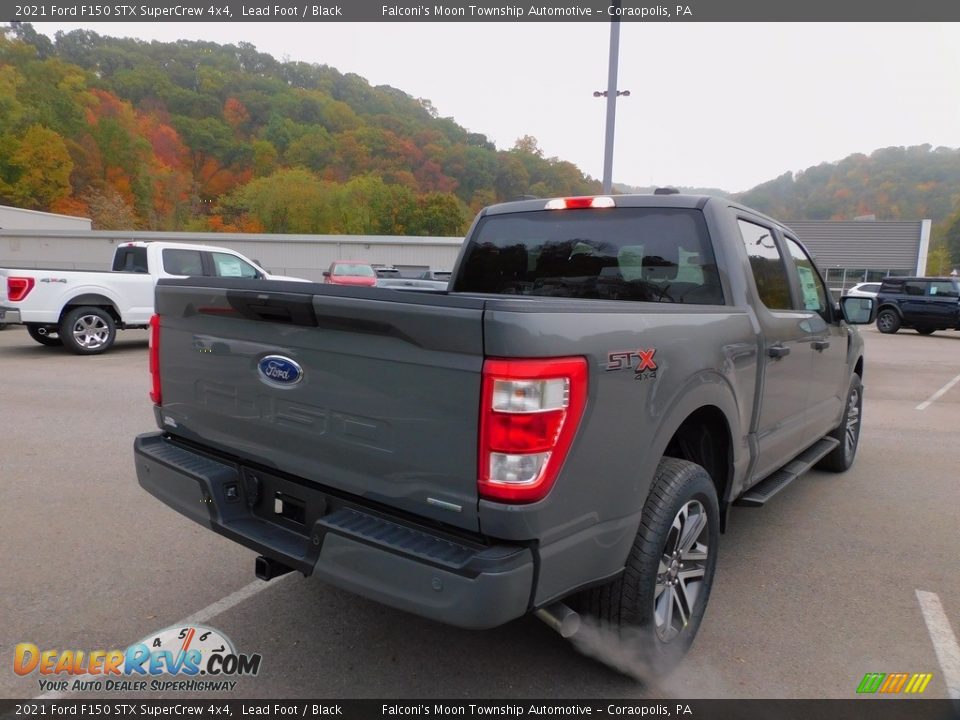 2021 Ford F150 STX SuperCrew 4x4 Lead Foot / Black Photo #2