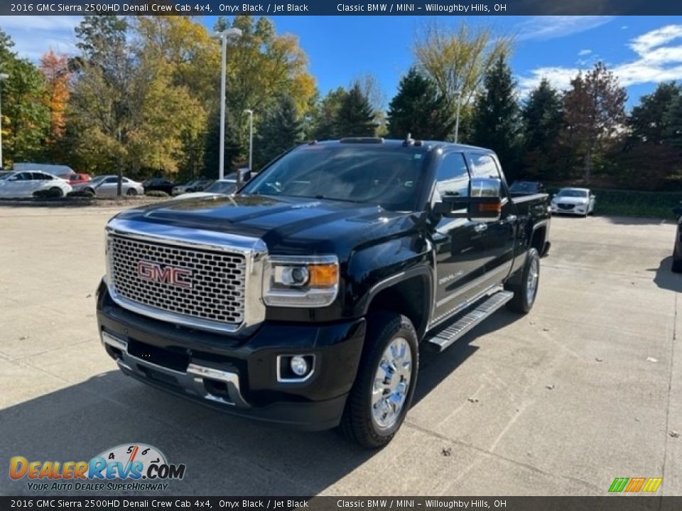 Onyx Black 2016 GMC Sierra 2500HD Denali Crew Cab 4x4 Photo #1