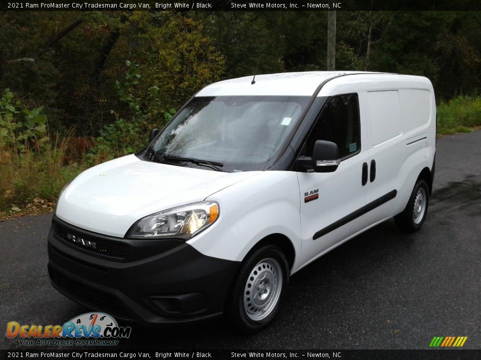 2021 Ram ProMaster City Tradesman Cargo Van Bright White / Black Photo #2