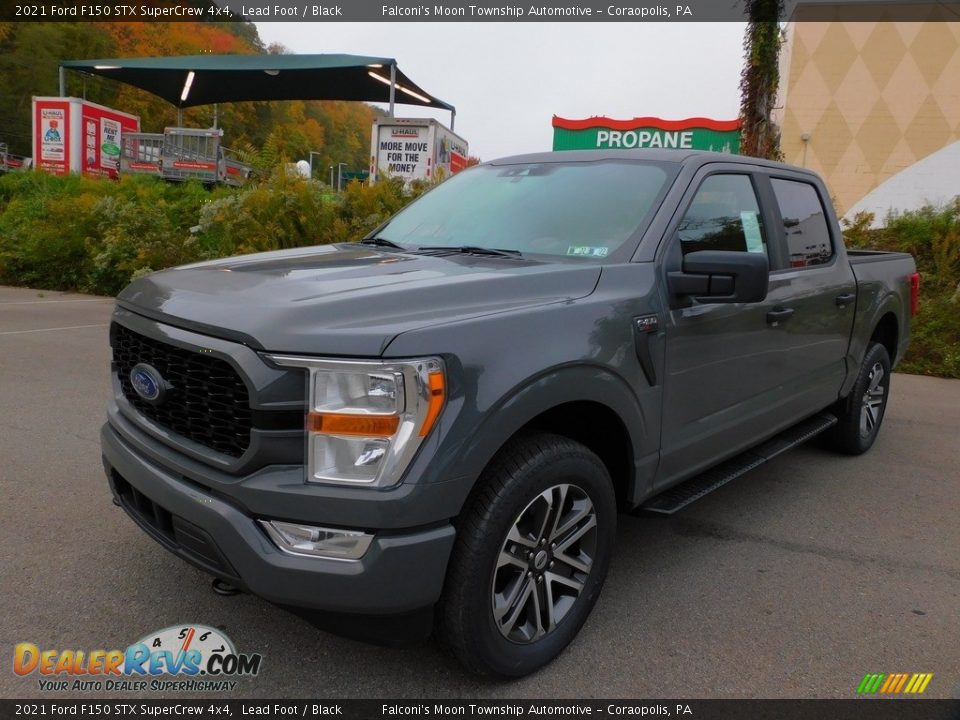 2021 Ford F150 STX SuperCrew 4x4 Lead Foot / Black Photo #7