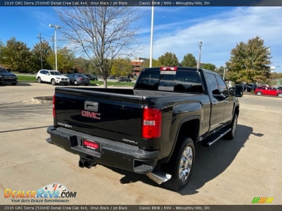 2016 GMC Sierra 2500HD Denali Crew Cab 4x4 Onyx Black / Jet Black Photo #5