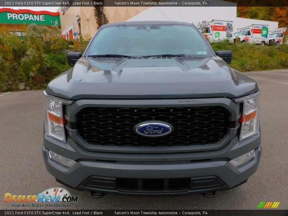 2021 Ford F150 STX SuperCrew 4x4 Lead Foot / Black Photo #8