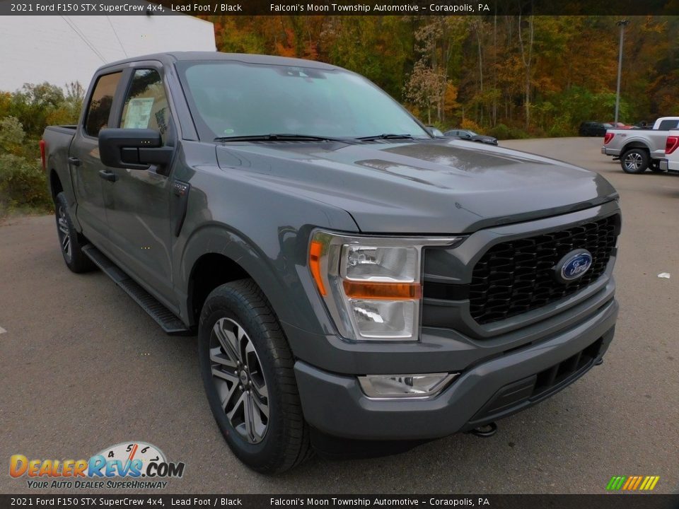 2021 Ford F150 STX SuperCrew 4x4 Lead Foot / Black Photo #9