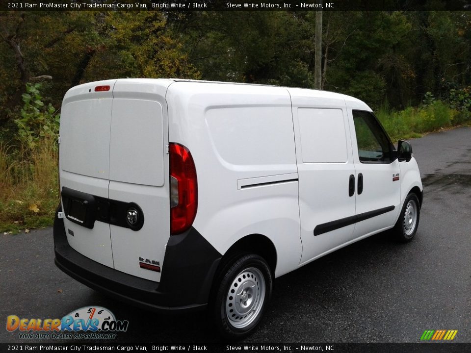 2021 Ram ProMaster City Tradesman Cargo Van Bright White / Black Photo #5