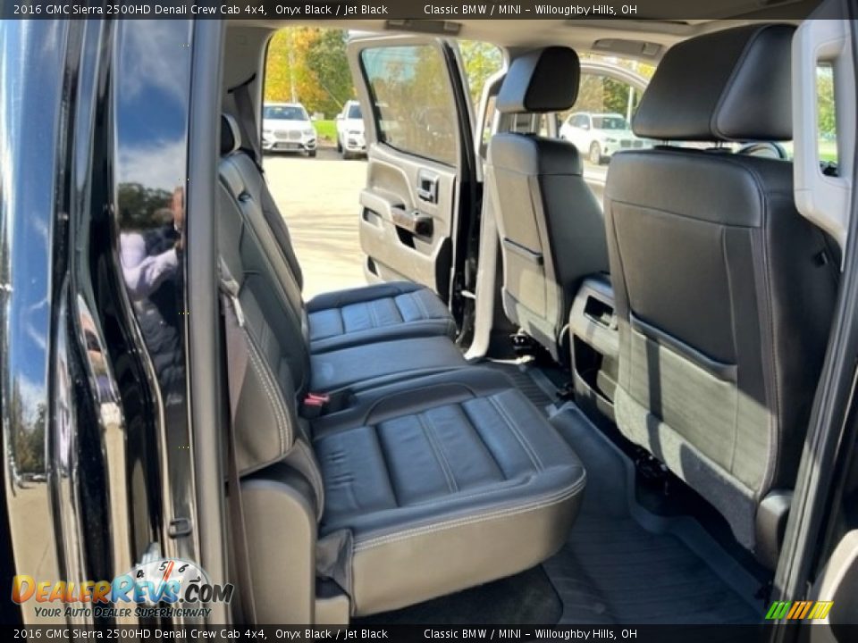 Rear Seat of 2016 GMC Sierra 2500HD Denali Crew Cab 4x4 Photo #9