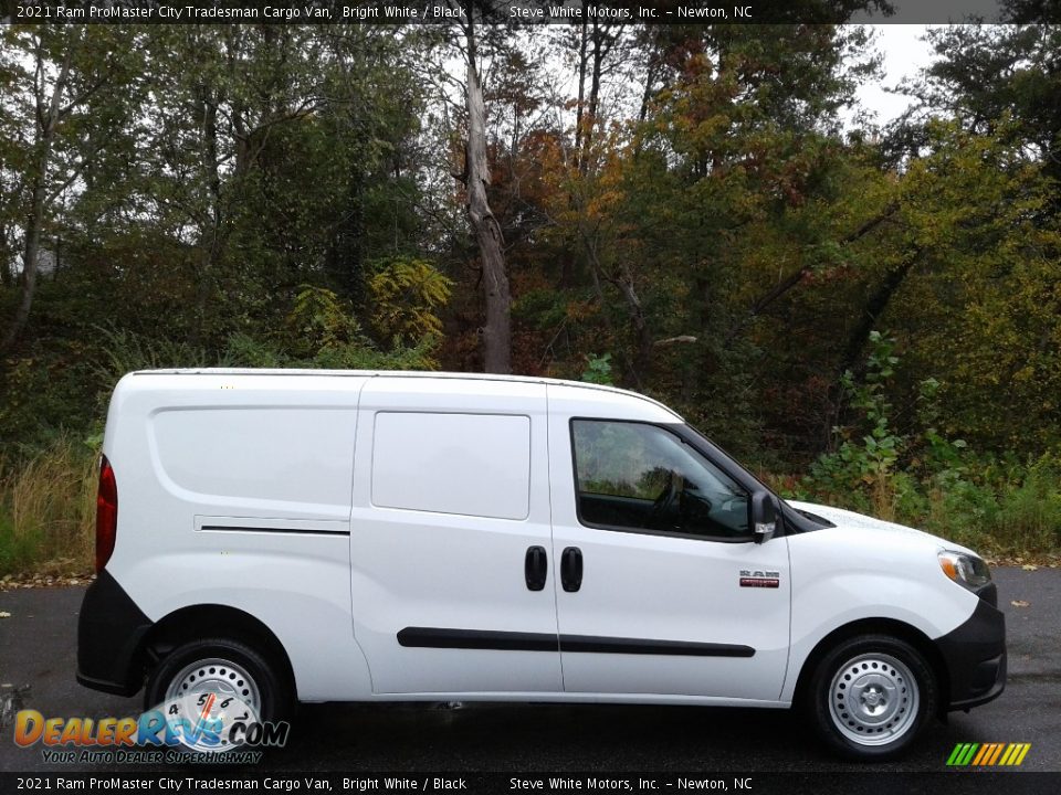 Bright White 2021 Ram ProMaster City Tradesman Cargo Van Photo #6