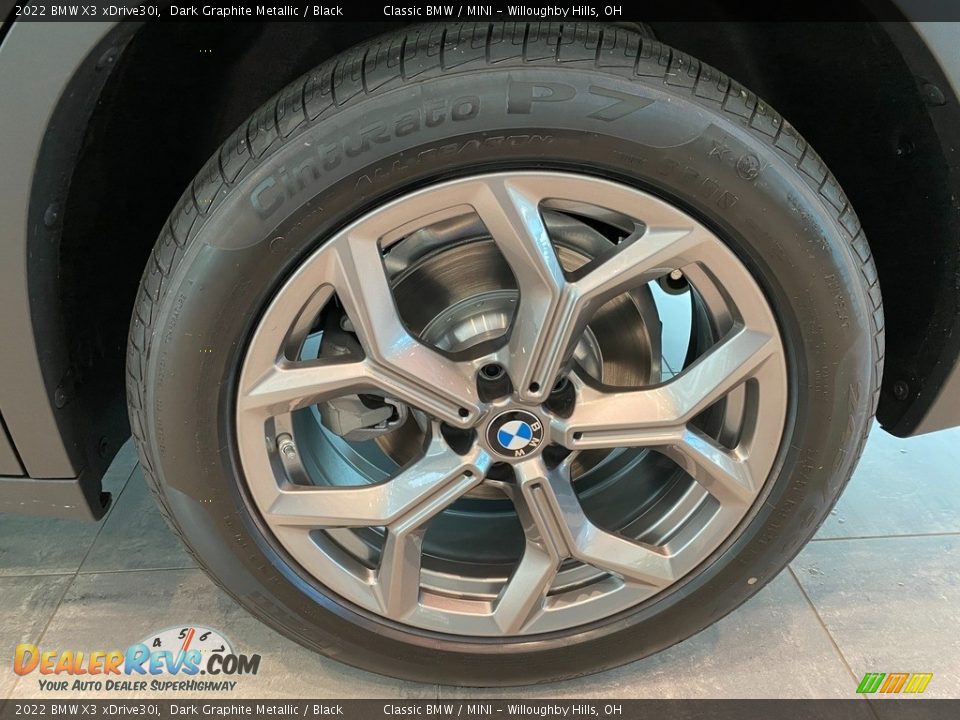 2022 BMW X3 xDrive30i Dark Graphite Metallic / Black Photo #3