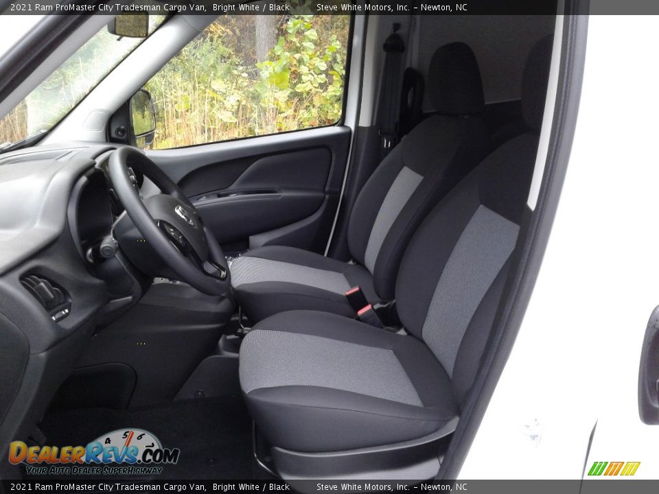 Black Interior - 2021 Ram ProMaster City Tradesman Cargo Van Photo #9