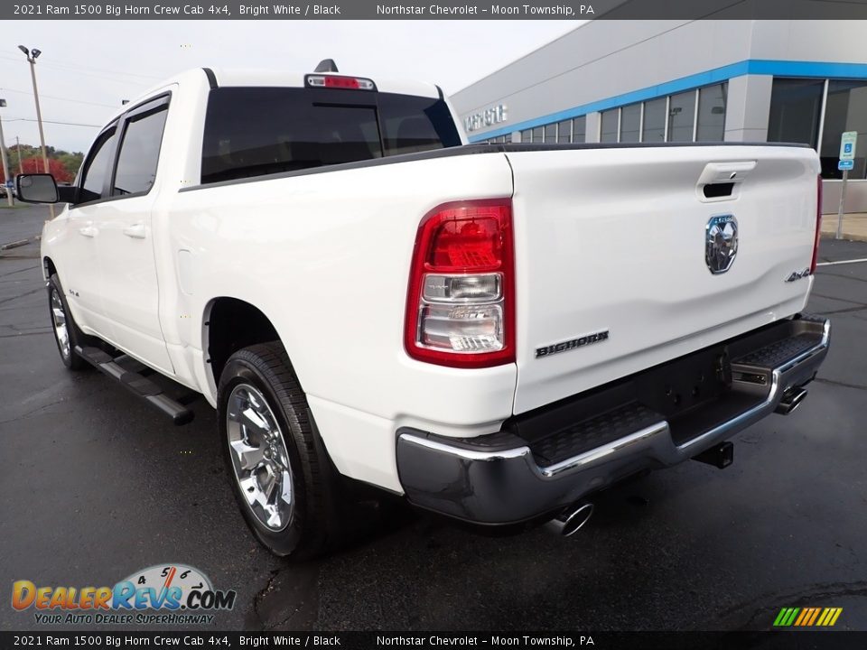 2021 Ram 1500 Big Horn Crew Cab 4x4 Bright White / Black Photo #4