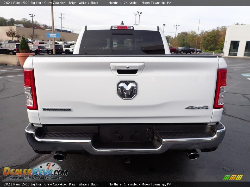 2021 Ram 1500 Big Horn Crew Cab 4x4 Bright White / Black Photo #5