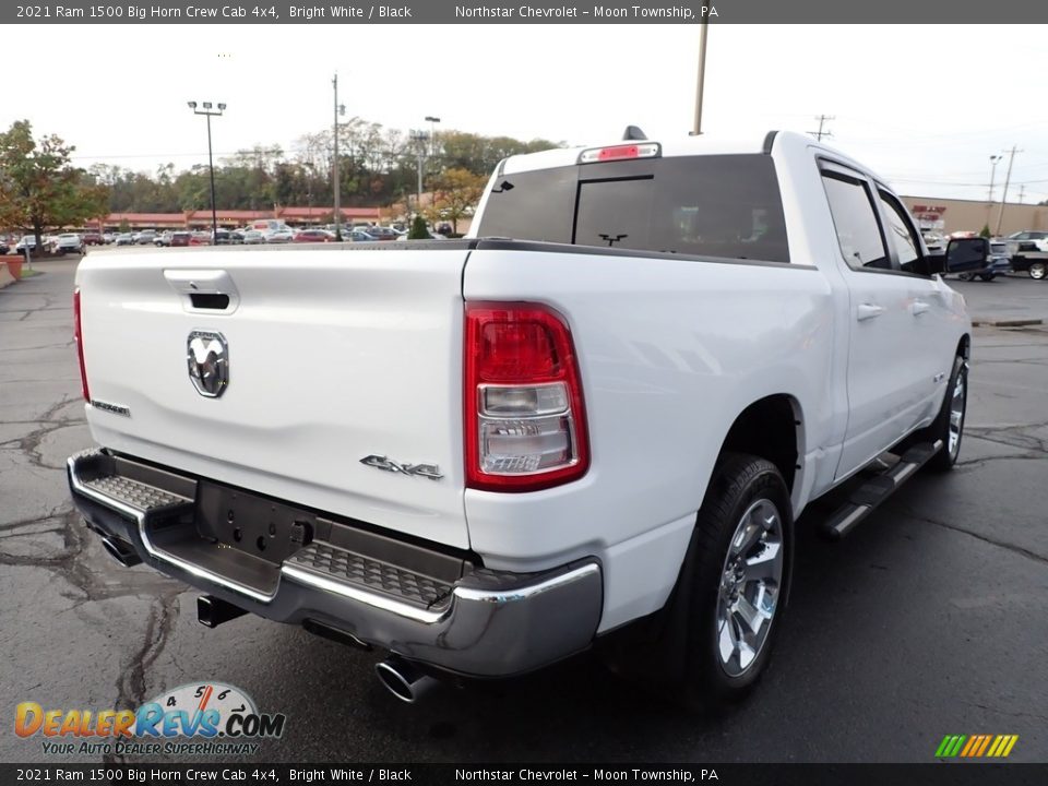 2021 Ram 1500 Big Horn Crew Cab 4x4 Bright White / Black Photo #6