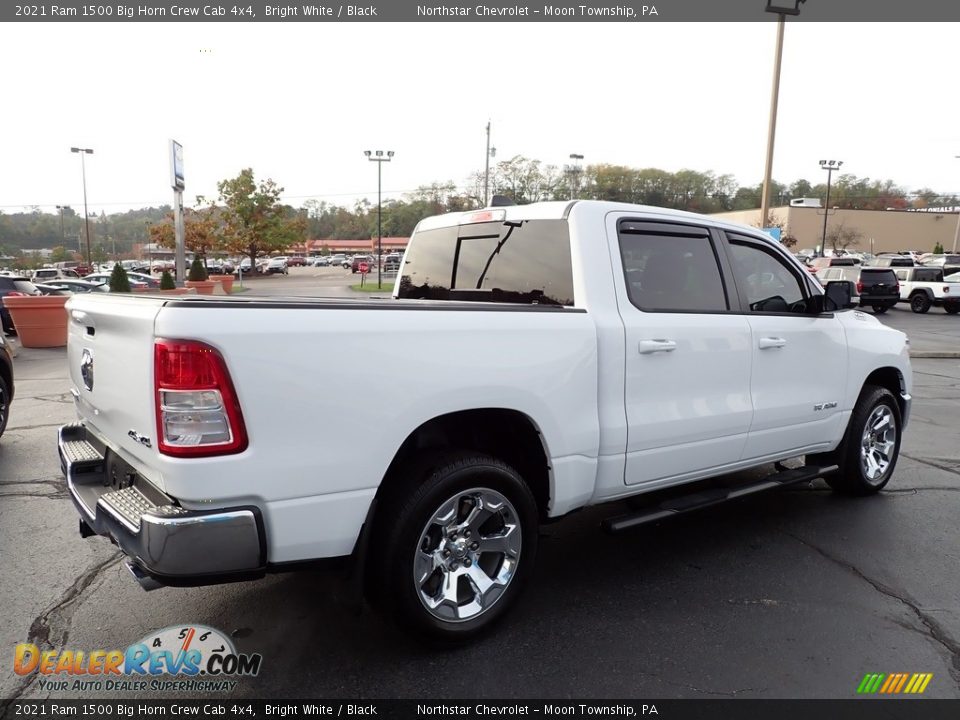 2021 Ram 1500 Big Horn Crew Cab 4x4 Bright White / Black Photo #7