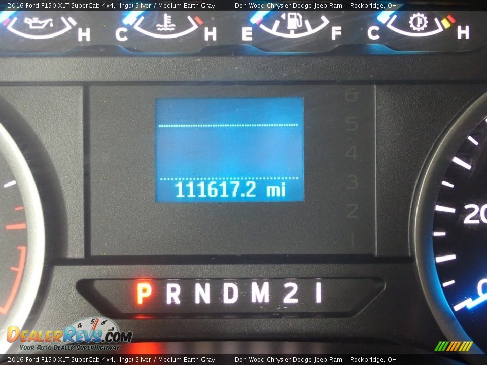 2016 Ford F150 XLT SuperCab 4x4 Ingot Silver / Medium Earth Gray Photo #36