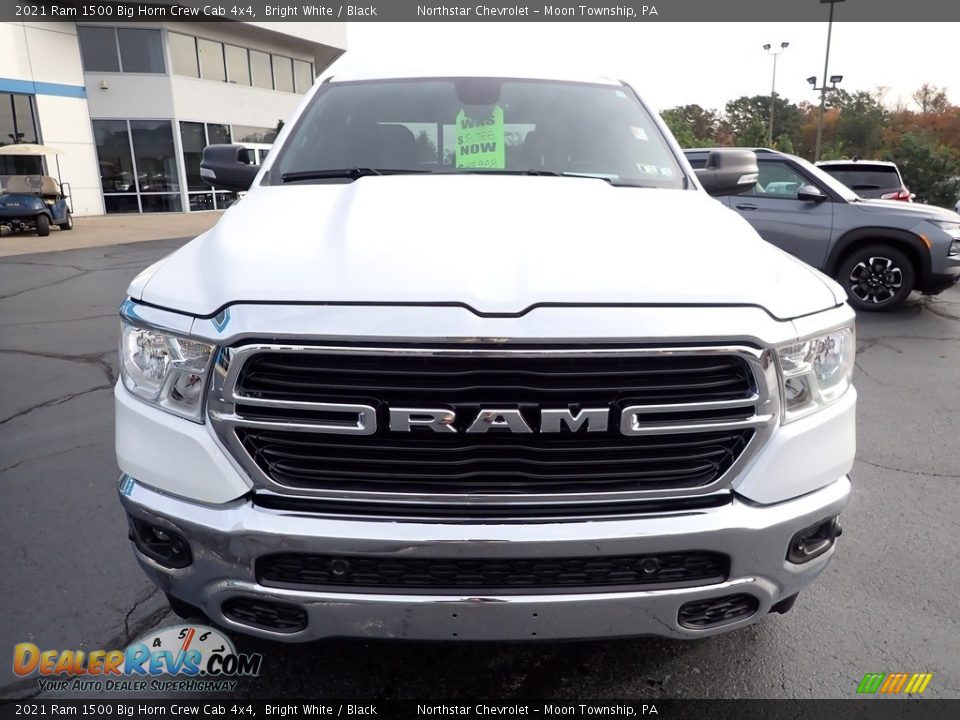 2021 Ram 1500 Big Horn Crew Cab 4x4 Bright White / Black Photo #11